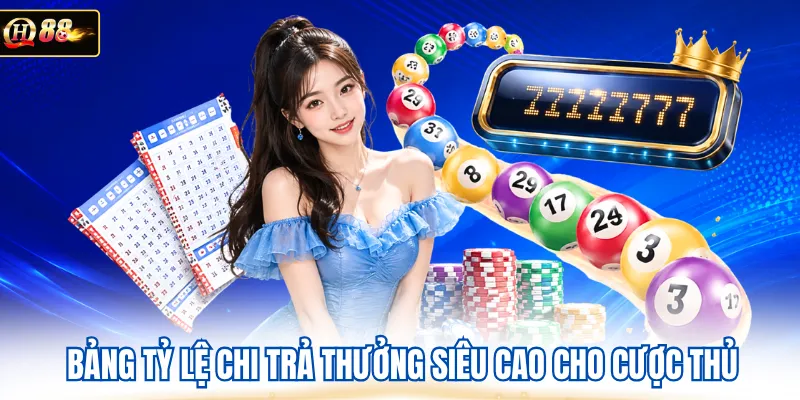 Bảng tỷ lệ chi trả thưởng siêu cao cho cược thủ