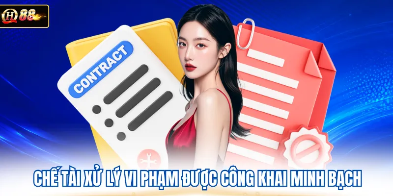 Chế tài xử lý vi phạm được công khai minh bạch