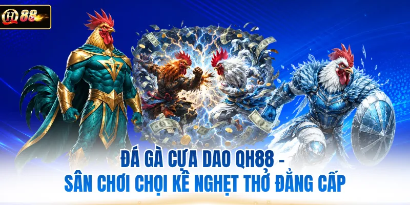 Đá Gà Cựa Dao QH88 - Sân Chơi Chọi Kê Nghẹt Thở Đẳng Cấp