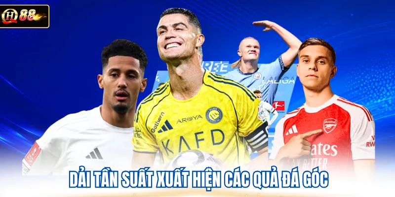Dải tần suất xuất hiện các quả đá góc