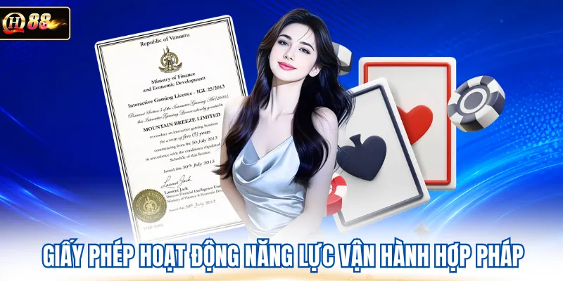 Giấy phép hoạt động năng lực vận hành hợp pháp