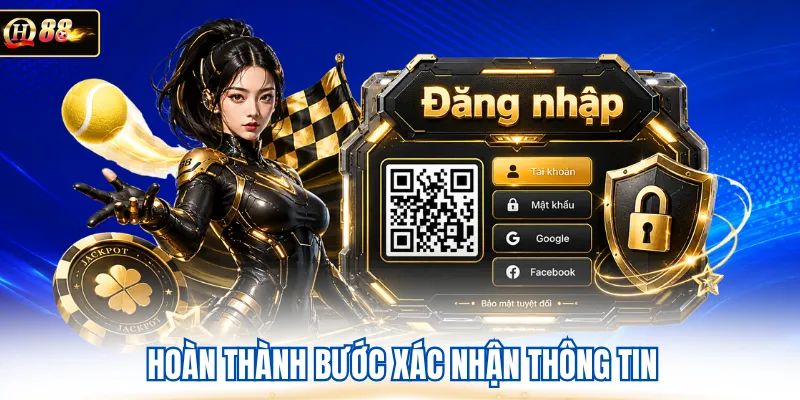 Hoàn thành bước xác nhận thông tin 