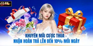 Khuyến Mãi Cược Thua - Nhận Hoàn Trả Lên Đến 10% Mỗi Ngày 