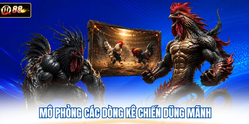 Mô phỏng các dòng kê chiến dũng mãnh