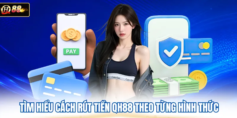 Tìm hiểu cách rút tiền QH88 theo từng hình thức 