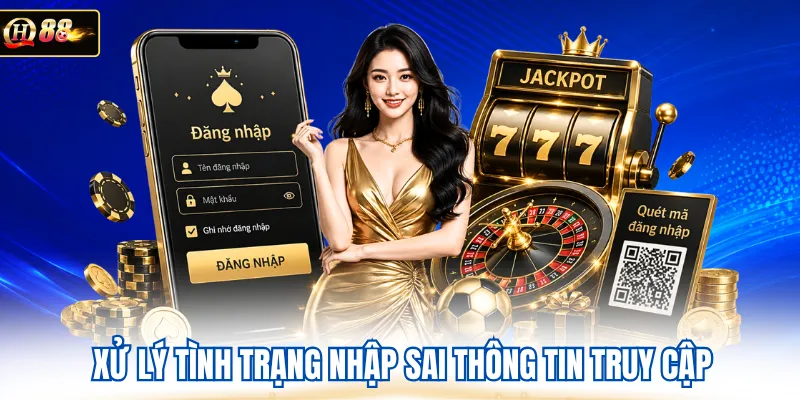 Xử lý tình trạng nhập sai thông tin truy cập 